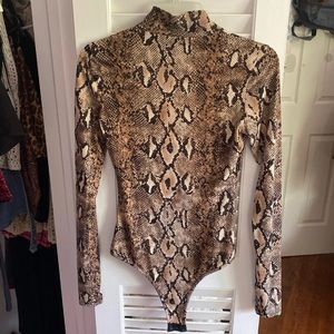 I.am.gia snakeskin bodysuit